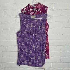 2 LOFT Sleeveless Tops S
